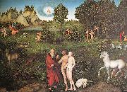 The Paradise dfg CRANACH, Lucas the Elder